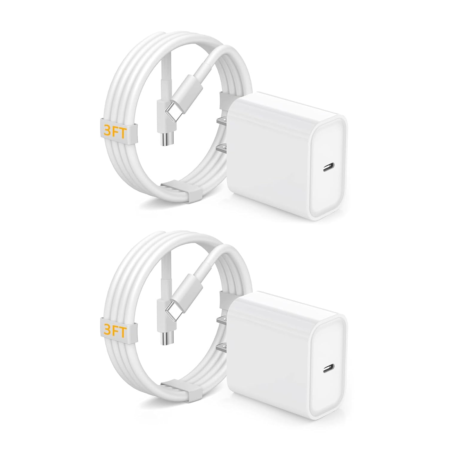Paquete de 2 cargadores rápidos USB C para iPad Pro 13 (M4)\/iPad P...