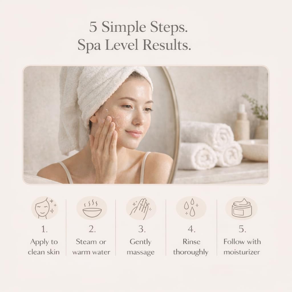 Earthen - Paquete de 2 paquetes exfoliantes instantáneos, exfoliant...