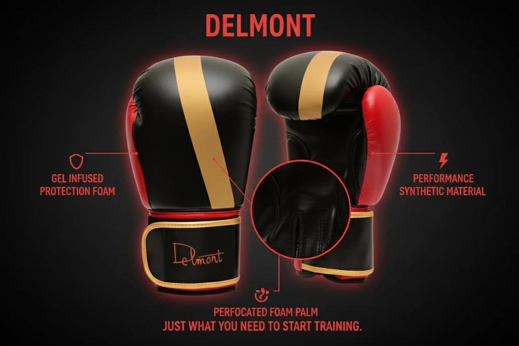Delmont Guantes de boxeo para hombres y mujeres \u2013 Bolsa pesada...