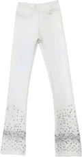 LIUHUO Pantalones de patinaje sobre hielo para niñas, leggings de e...