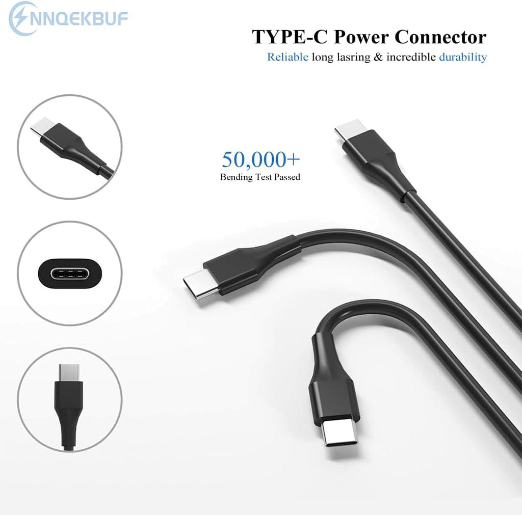 Cargador para laptop 65 W, adaptador de corriente USB C compatible...
