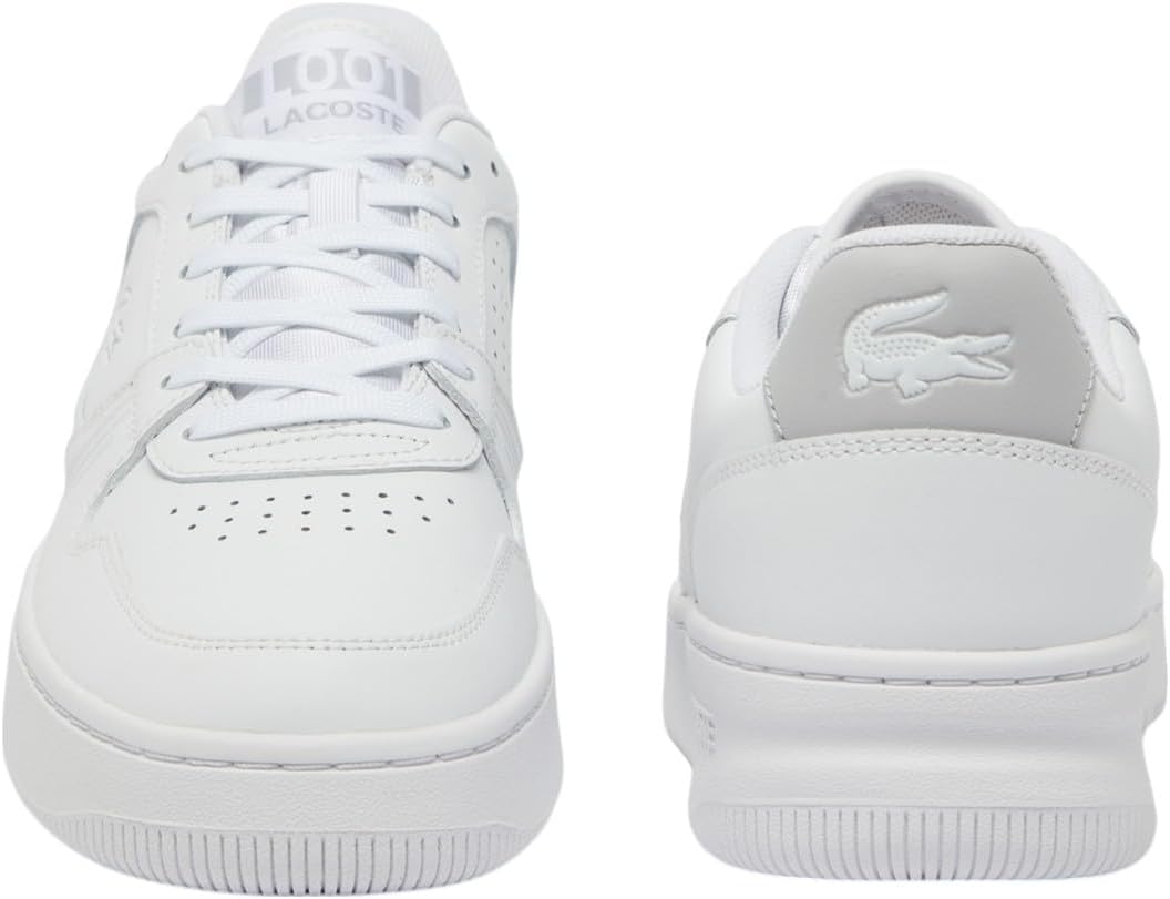 Lacoste L001 - Tenis deportivos para hombre, blanco\/blanco, 13