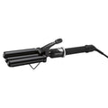BabylissPRO Porcelana cerámica triple barril Waver, negro