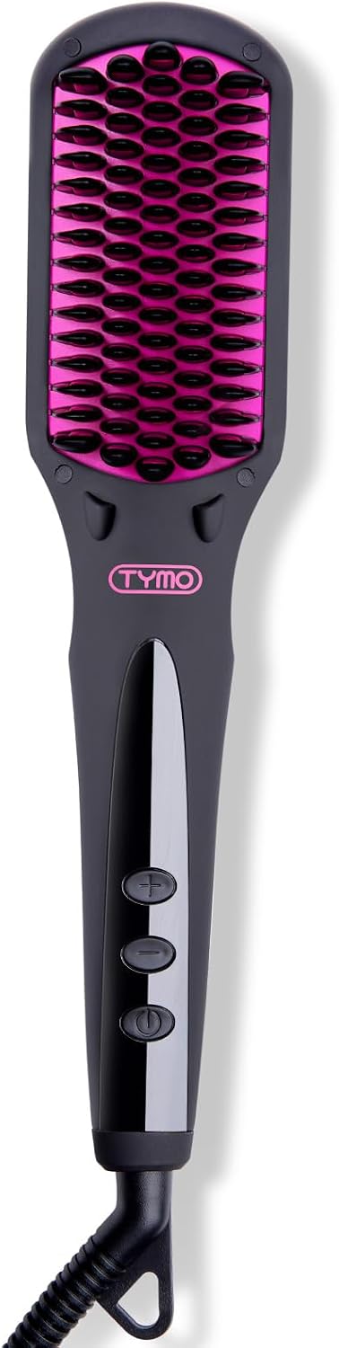 TYMO Cepillo alisador de cabello iónico, alisador de cabello de un...