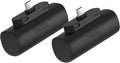 Miady Paquete de 2 cargadores portátiles de 5000 mAh con conector t...