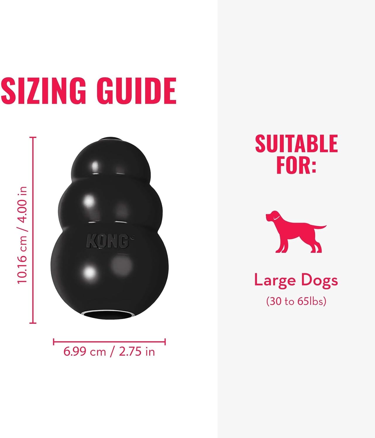 KONG Juguete Extremo para Perros - Juguete para Buscar y Masticar -...