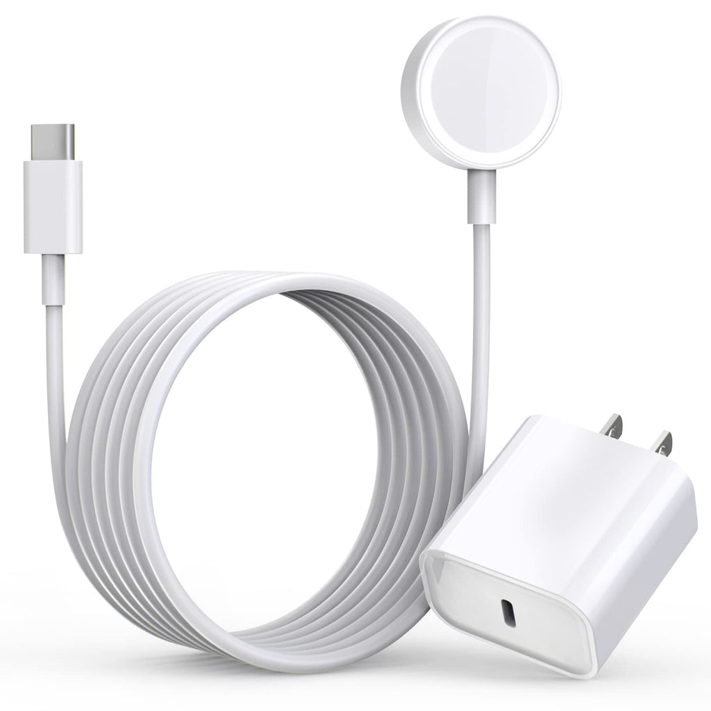 Cargador rápido para Apple Watch, USB C de 20 W, adaptador de enchu...