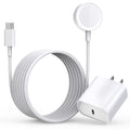 Cargador rápido para Apple Watch, USB C de 20 W, adaptador de enchu...