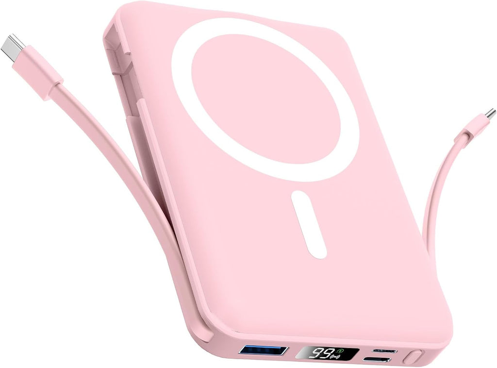 Vexnara para banco de energía Magsafe, banco de energía magnético d...
