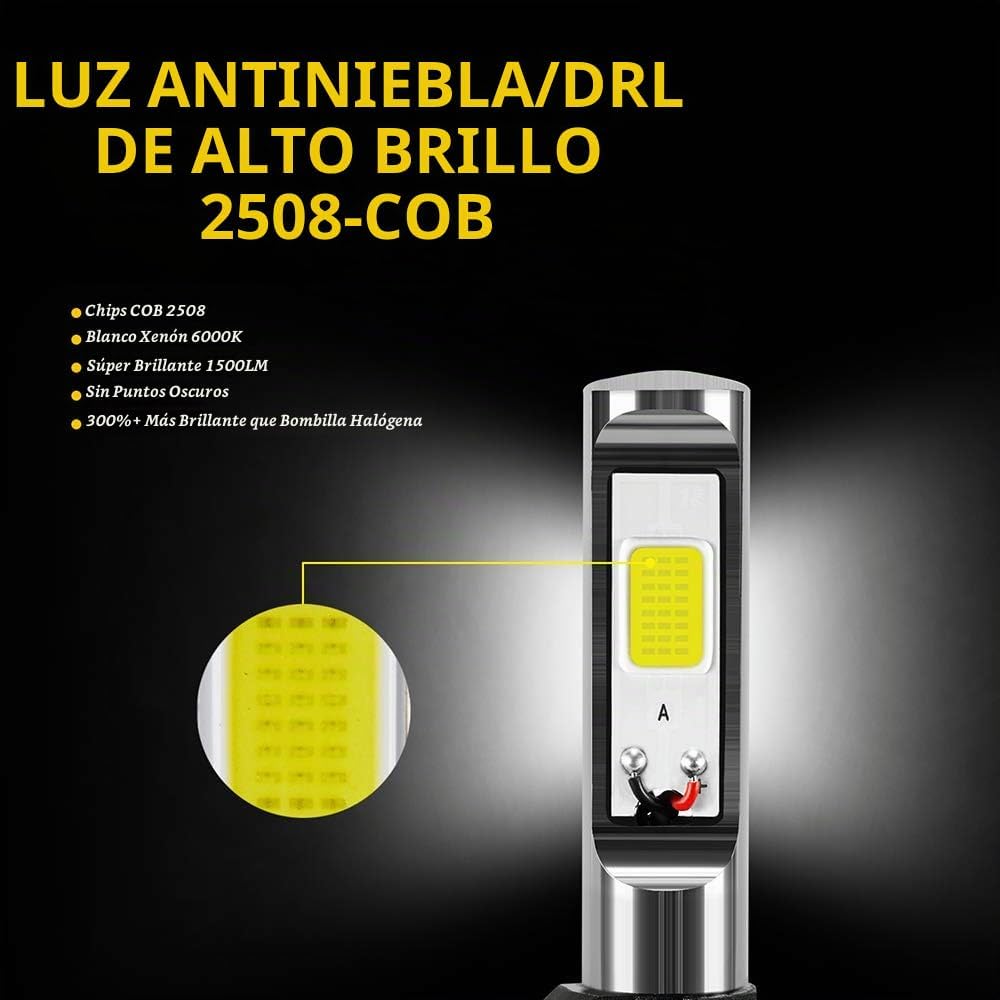 AUXLIGHT 881 889 886 894 862 896 898 Bombillas LED antiniebla 6000K...