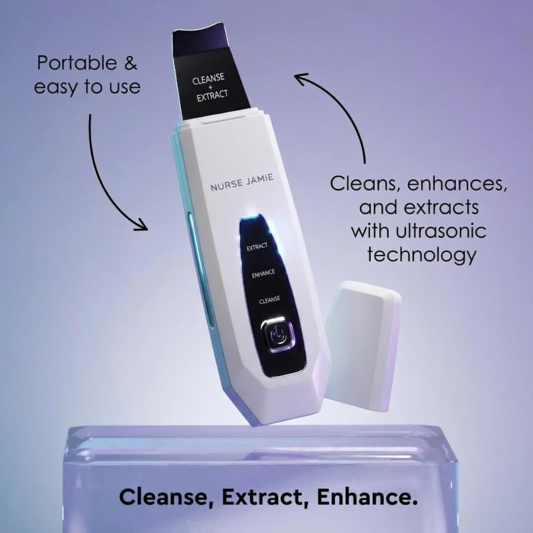 Nurse Jamie Dermascrape 3 en 1 Sonic Beauty Tool - Limpia, extrae y...