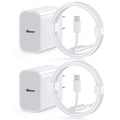 Cargador rápido para iPhone 13 12 11 [certificado Apple MFi], paque...