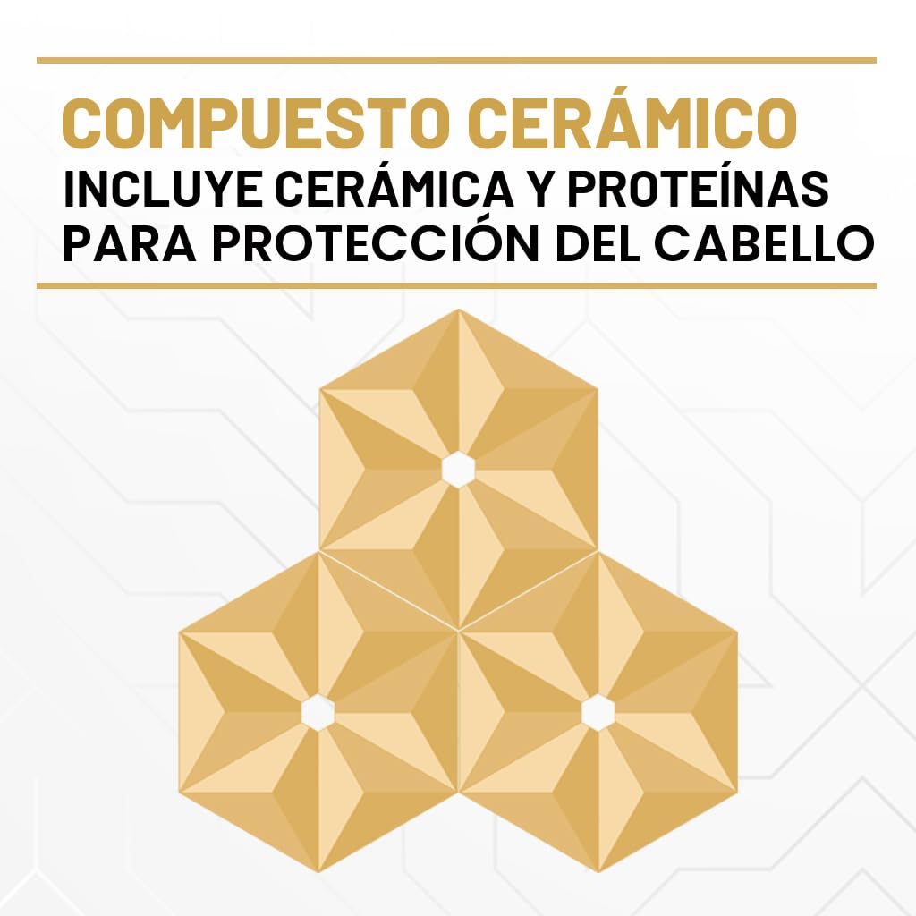 CHI Rizador de cerámica turmalina, rizador de pelo profesional para...