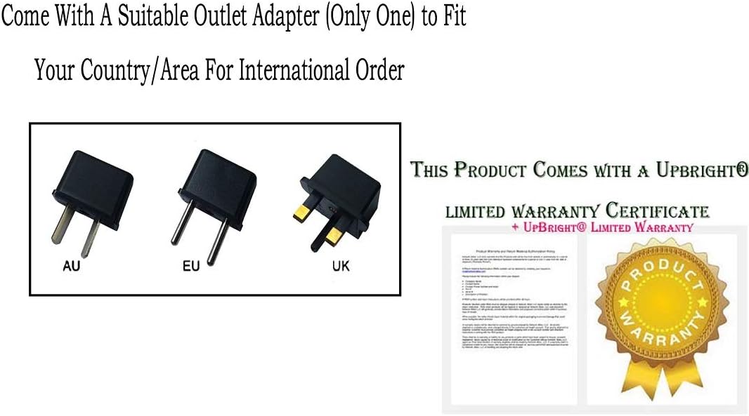 UpBright Adaptador de 26 V CA\/CC compatible con Infinity PR Pro En...