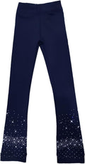 LIUHUO Pantalones de patinaje sobre hielo para niñas, leggings de e...