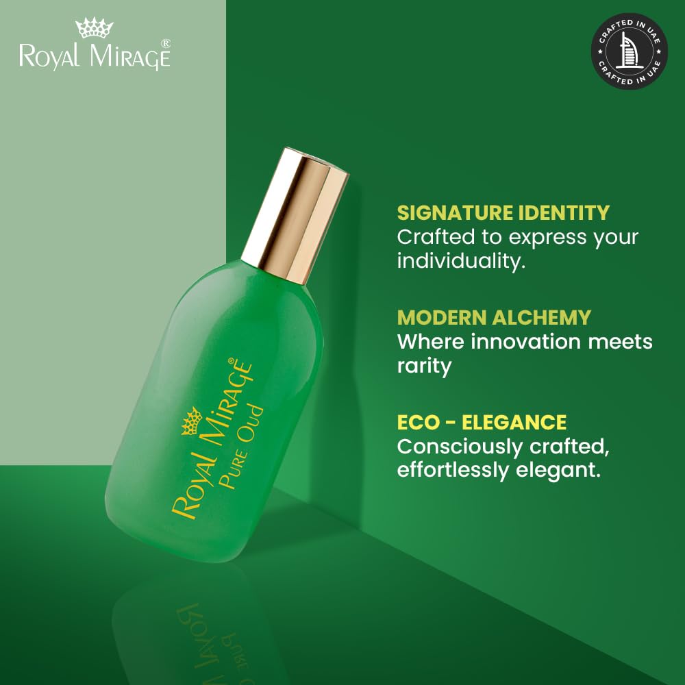 Royal Mirage Pure Oud Eau de Cologne - Spray de Fragancia Premium d...