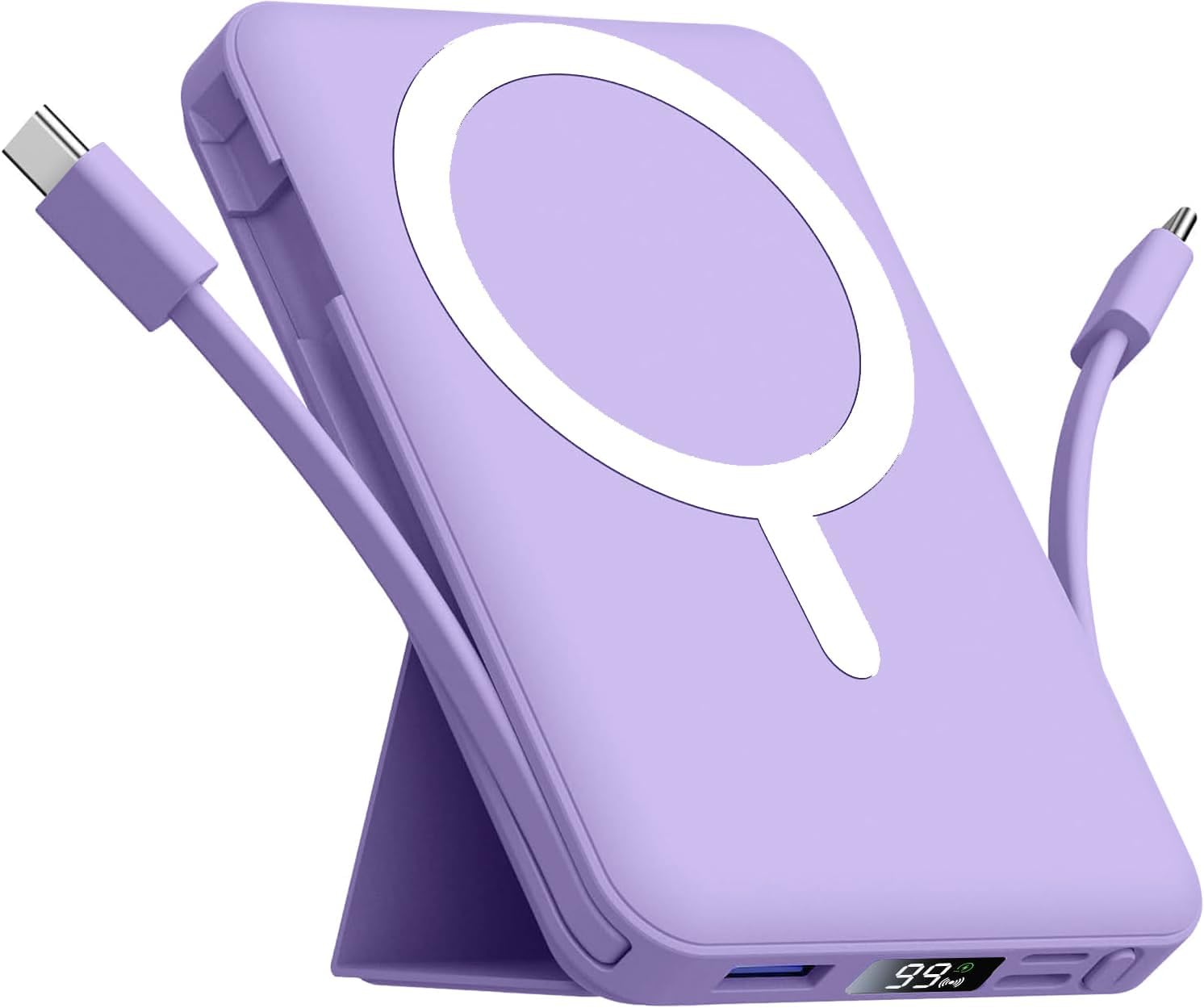 Azmuth Cargador portátil MagSafe, banco de energía magnético de 100...