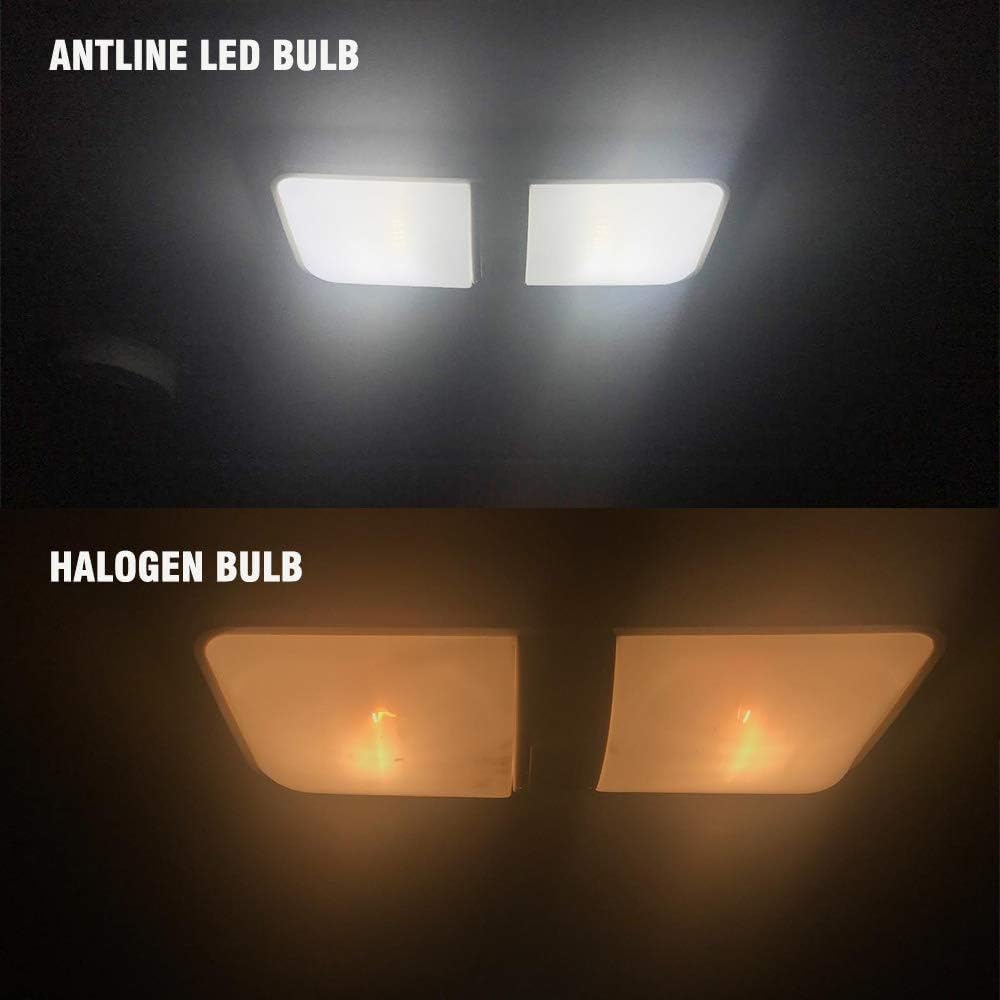 Antline - Paquete 20 bombillas LED superbrillantes blanco, chips T1...