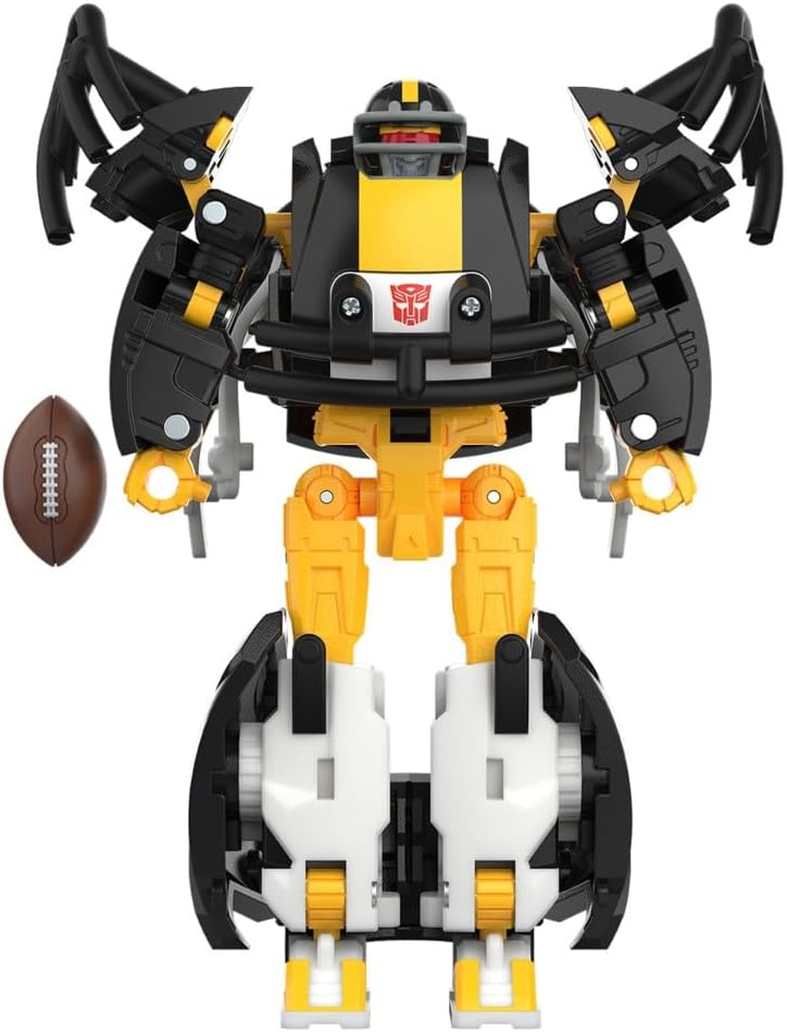 Transformers NFL Pittsburgh Steelers Steelsmash Figura de acción de...