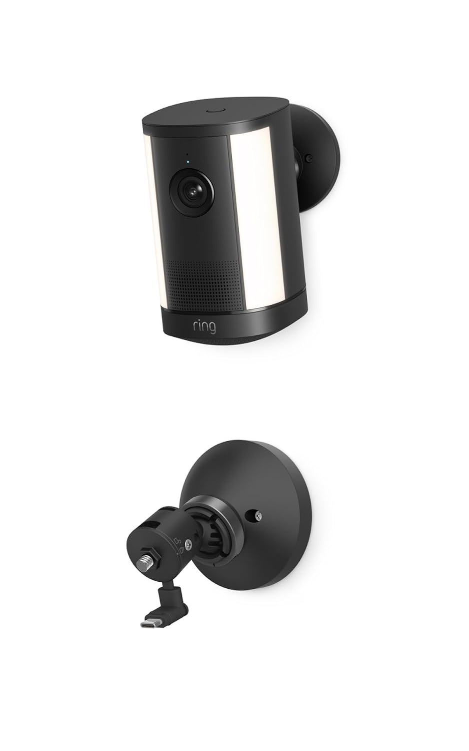 Cámara con luz de enfoque 4K Plus Ring inalámbrica (último modelo,...