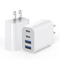 Bloque de carga rápida USB, adaptador de carga de 4 puertos de 40 W...