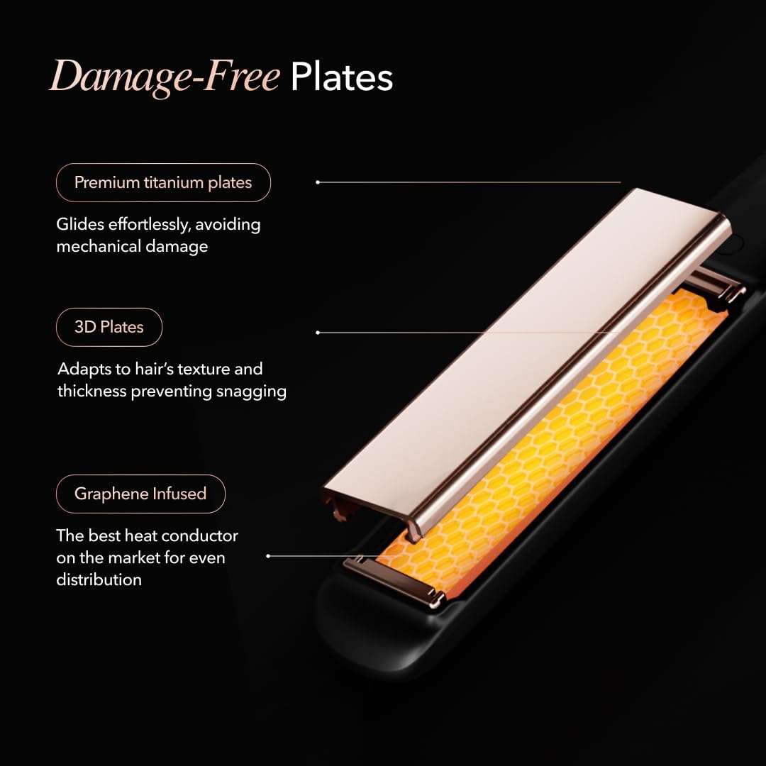SRILabs StyleQ Plancha plana alisadora de cabello Styler - Tecnolog...