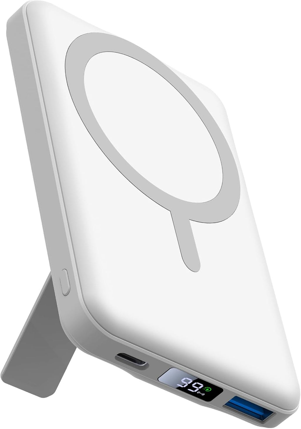 AOGUERBE Cargador portátil MagSafe, banco de energía magnético de 1...