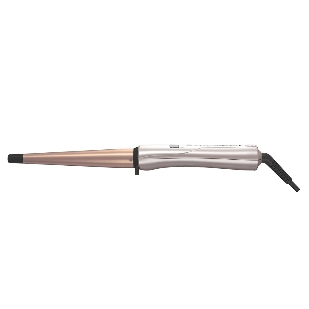 Remington Shine Therapy - Varita rizadora cónica con infusión de ac...
