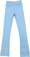 LIUHUO Pantalones de patinaje sobre hielo para niñas, leggings de e...