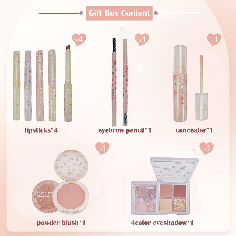 Kit de maquillaje para mujeres de 8 piezas, conjuntos de maquillaje...