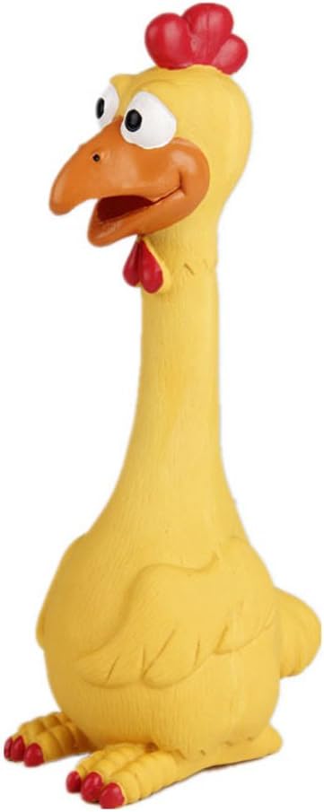 Juguetes de goma con forma de pollo chirriantes al estilo Tamu para...