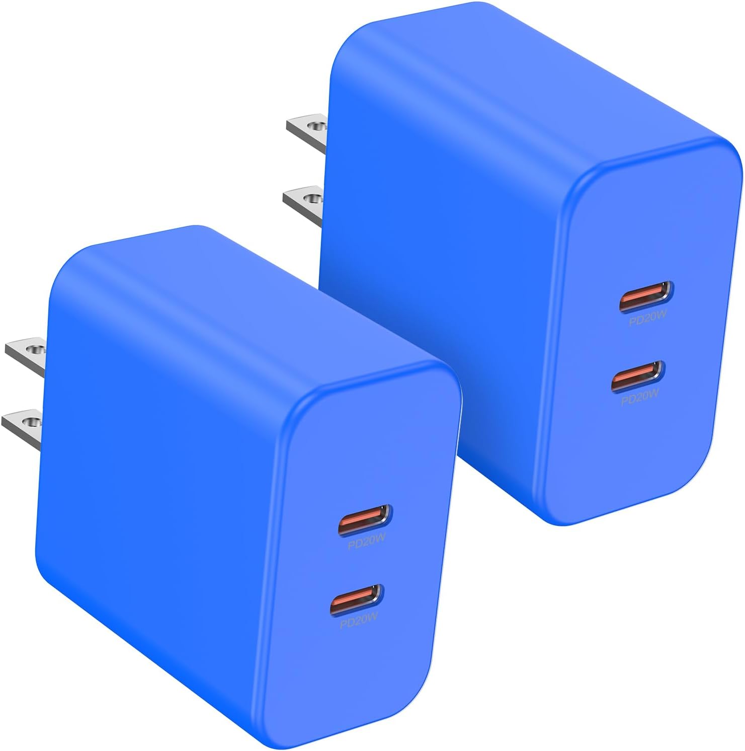 Susnwere Bloque de cargador USB C dual de 40 W, adaptador de corrie...