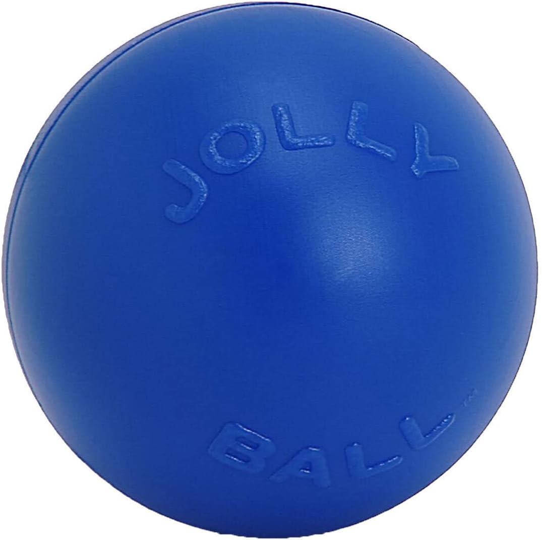 Juguete Jolly Pets Push-n-Play con pelota para perros, 4.5 pulgadas...