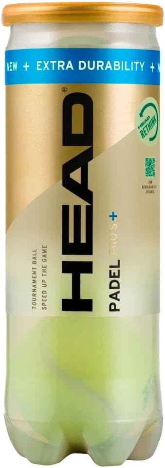 HEAD Padel Pro S+ Pelotas de pádel \u2013 3 bolas, pelotas de torne...