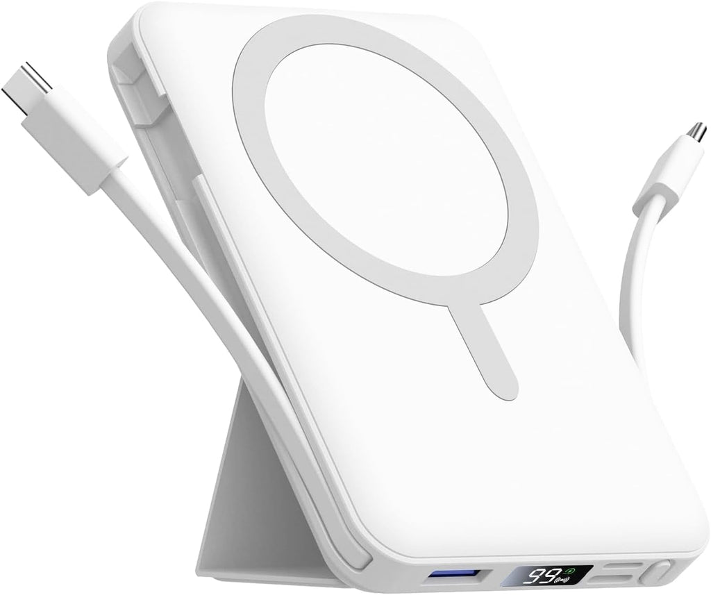 Azmuth Cargador portátil MagSafe, banco de energía magnético de 100...