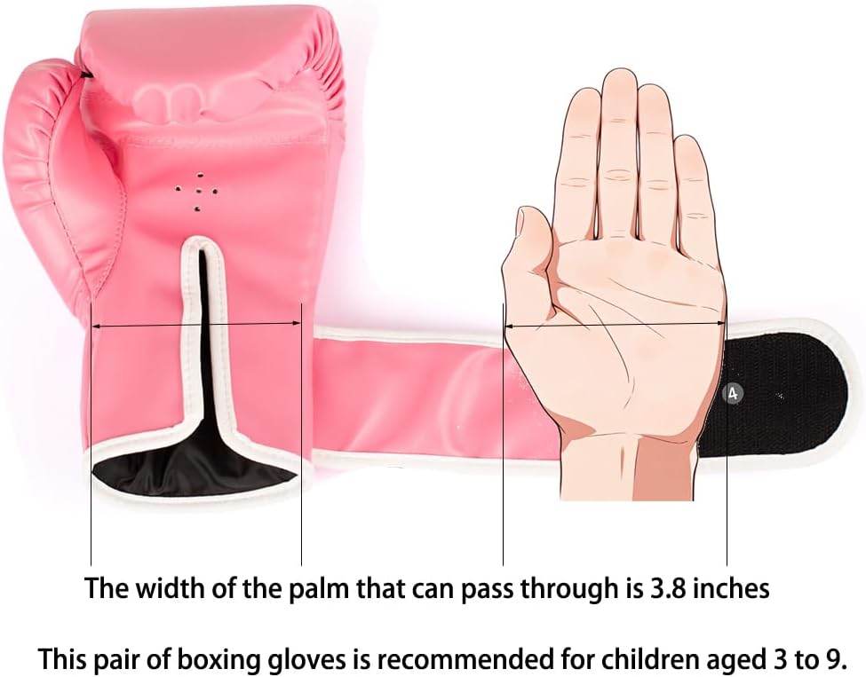 Guantes de Boxeo para Niños de 3-9 Años - Guantes de Entrenamiento...