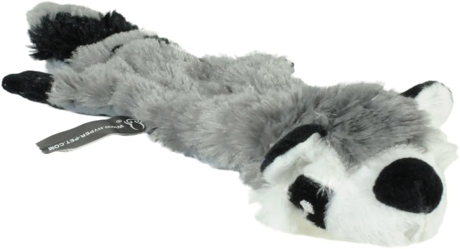Hyper Pet Critter Skinz Raccoon - Juguete para perro sin relleno, m...