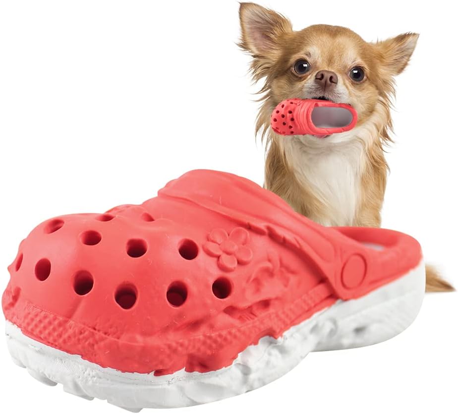 MONDOTOY Juguete masticable para perros, juguete de zapatilla de go...