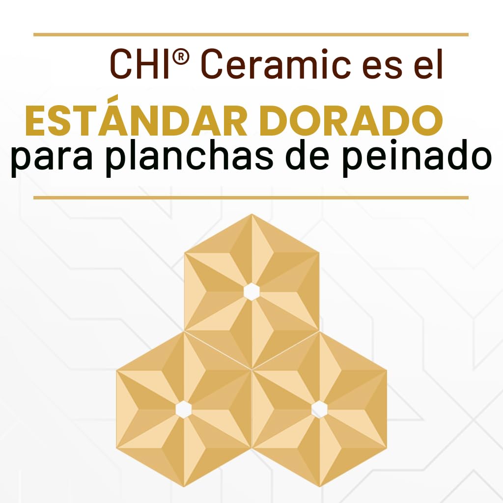 Plancha para cabello, Chi G2 de cerámica y titanio, 1.25 pulgadas,...