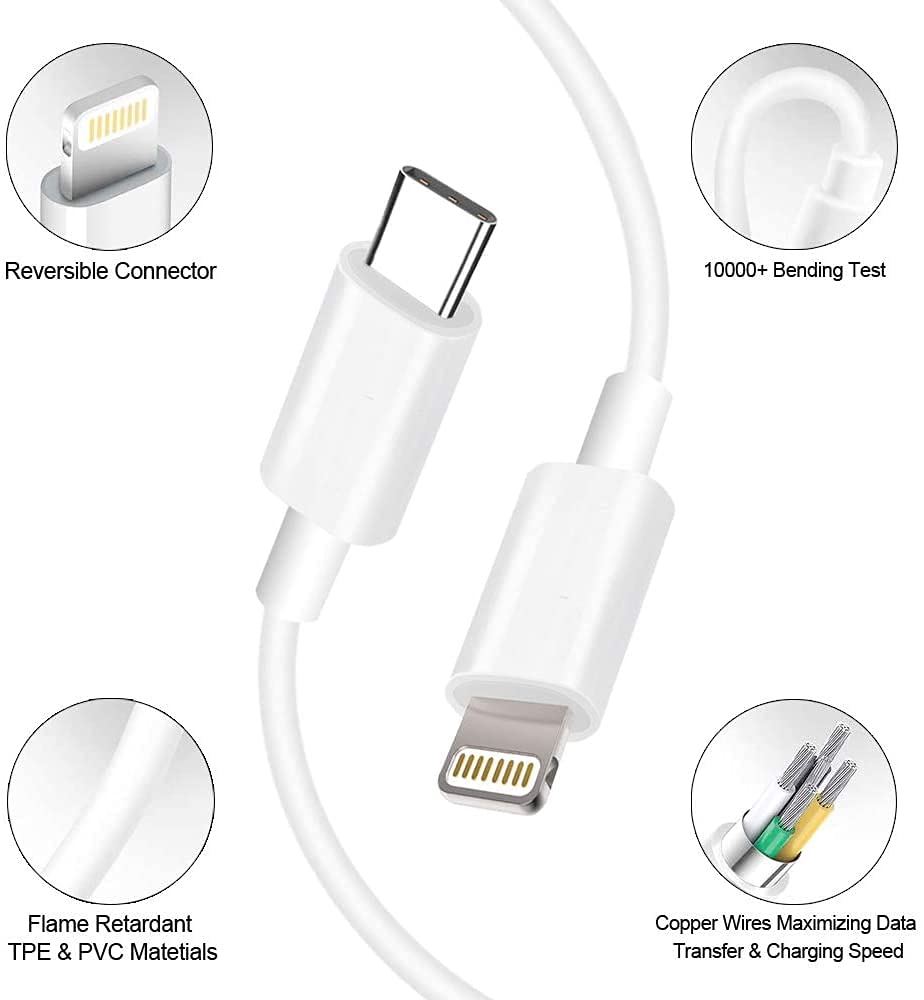 Cargador rápido para iPhone 14 13, cargador rápido para iPhone [cer...