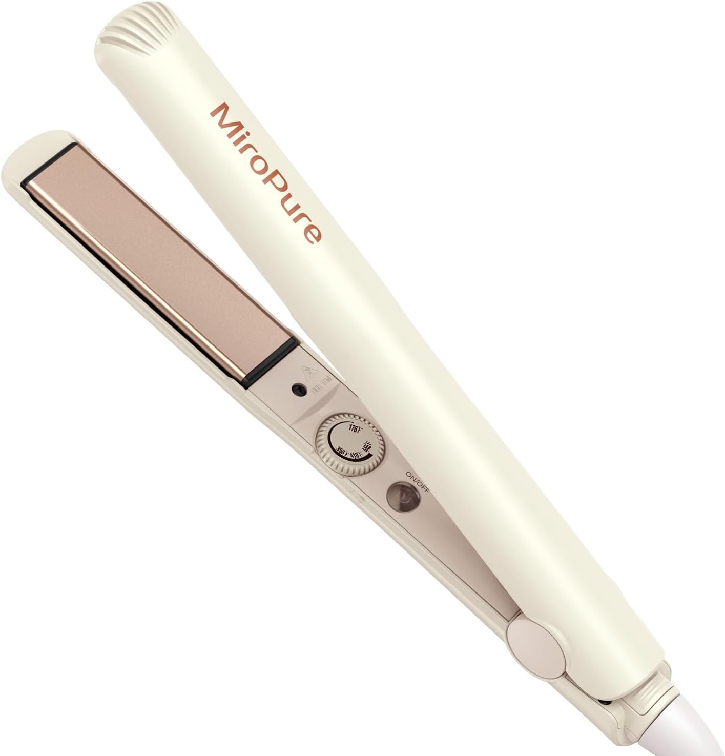 MiroPure Plancha de 1 pulgada, Alisador de pelo con calentamiento r...
