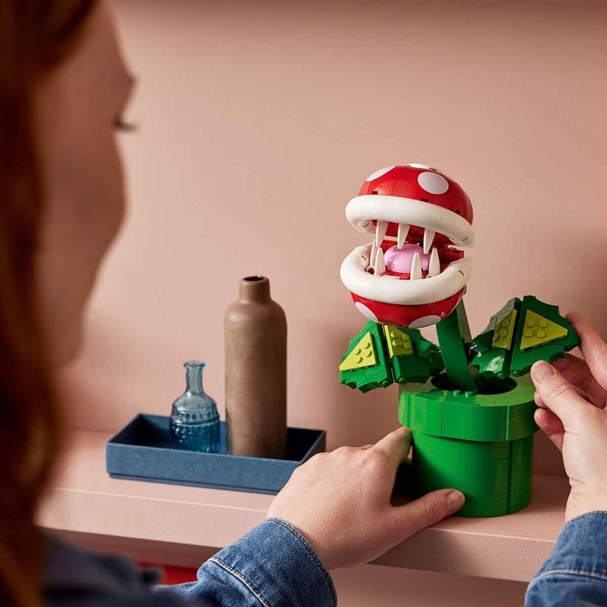 LEGO Super Mario - Juego de construcción de plantas de piraña para...