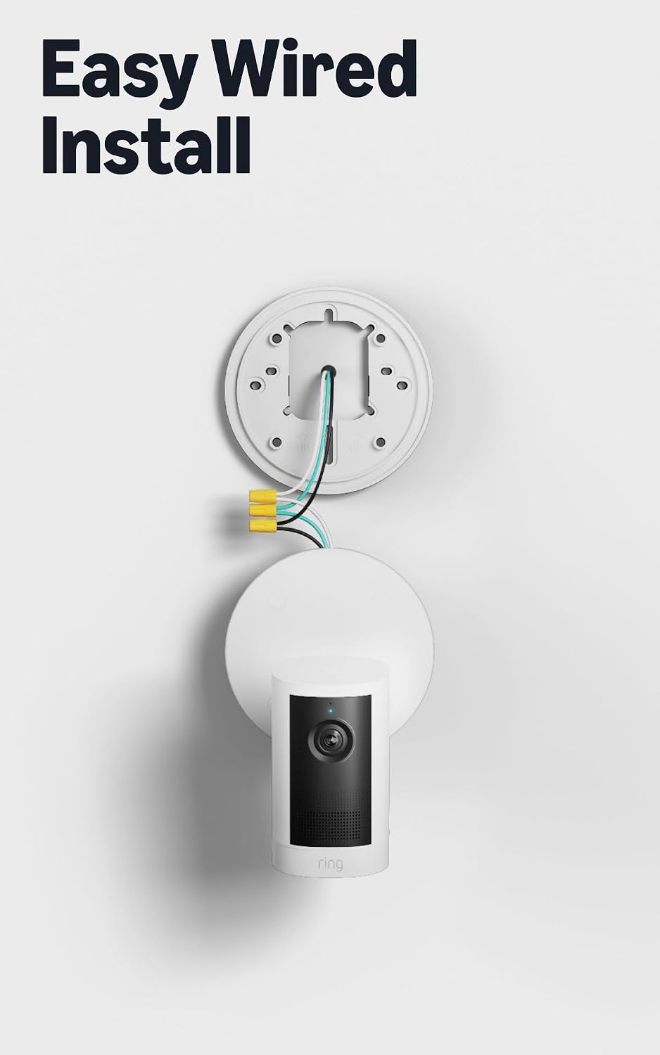 Ring Outdoor Cam 4K Plus (modelo más reciente), con batería, color...