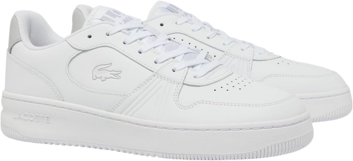 Lacoste L001 - Tenis deportivos para hombre, blanco\/blanco, 13