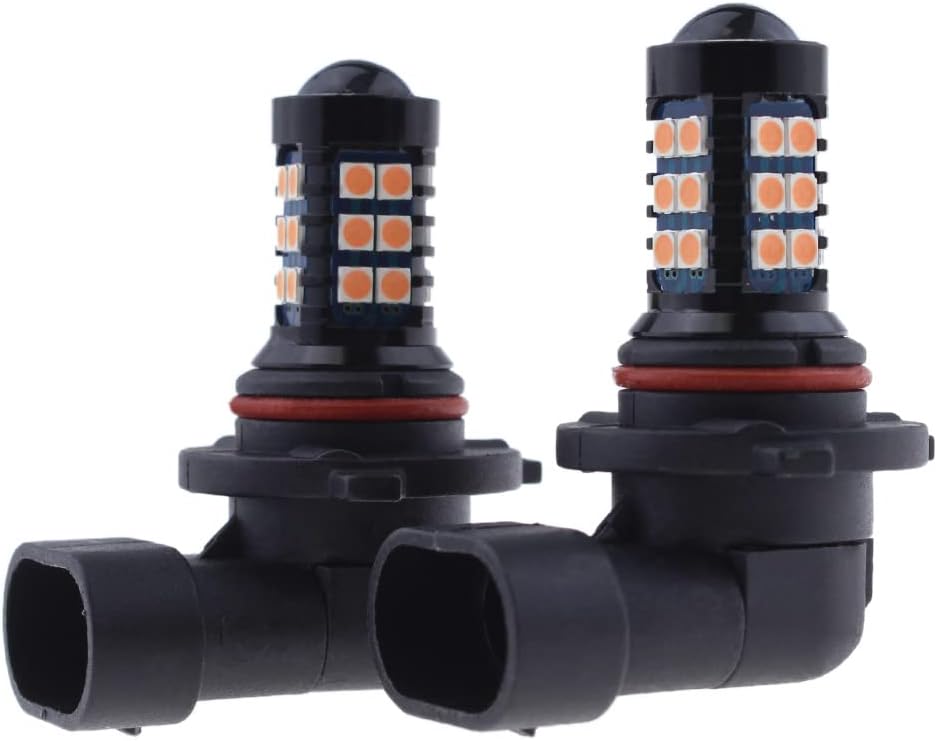 GLOFE 9005 9006 HB3 HB4 Bombillas LED Rosa Púrpura H10 Luz Antinieb...