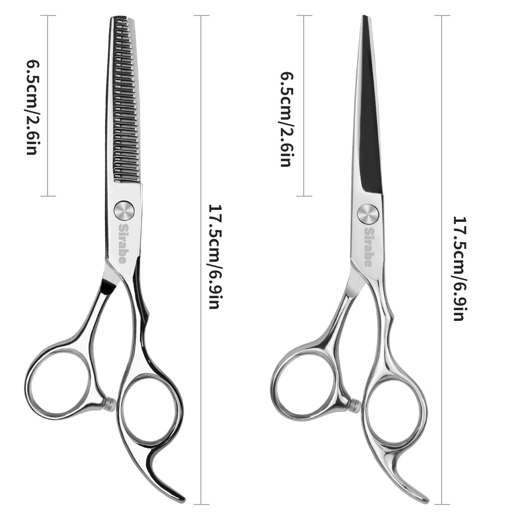 Juego de tijeras de corte de cabello y adelgazamiento, tijeras prof...