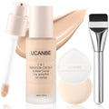 UCANBE Base líquida y corrector 2 en 1, juego de maquillaje de base...