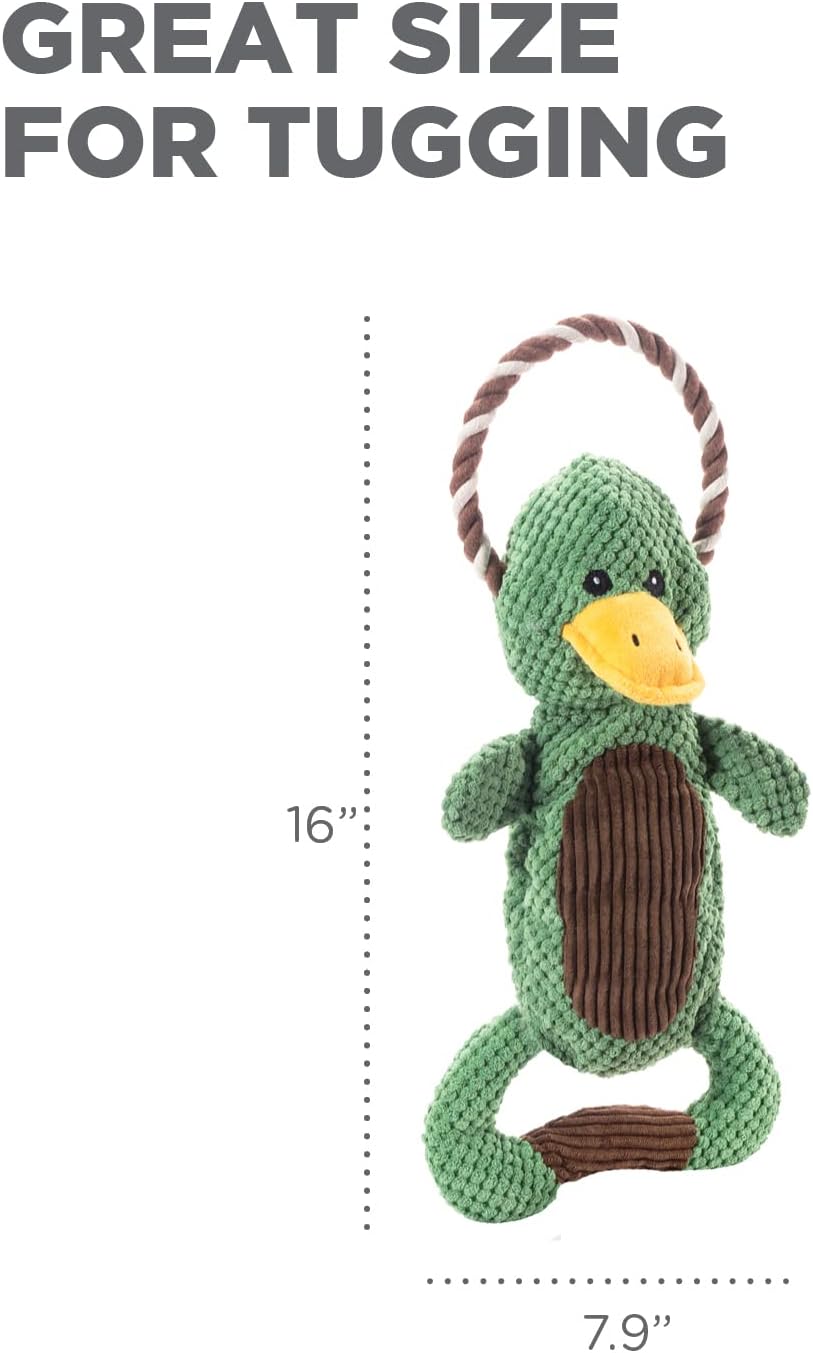 Outward Hound Scrunch Bunch Duck Juguete Interactivo de Peluche con...