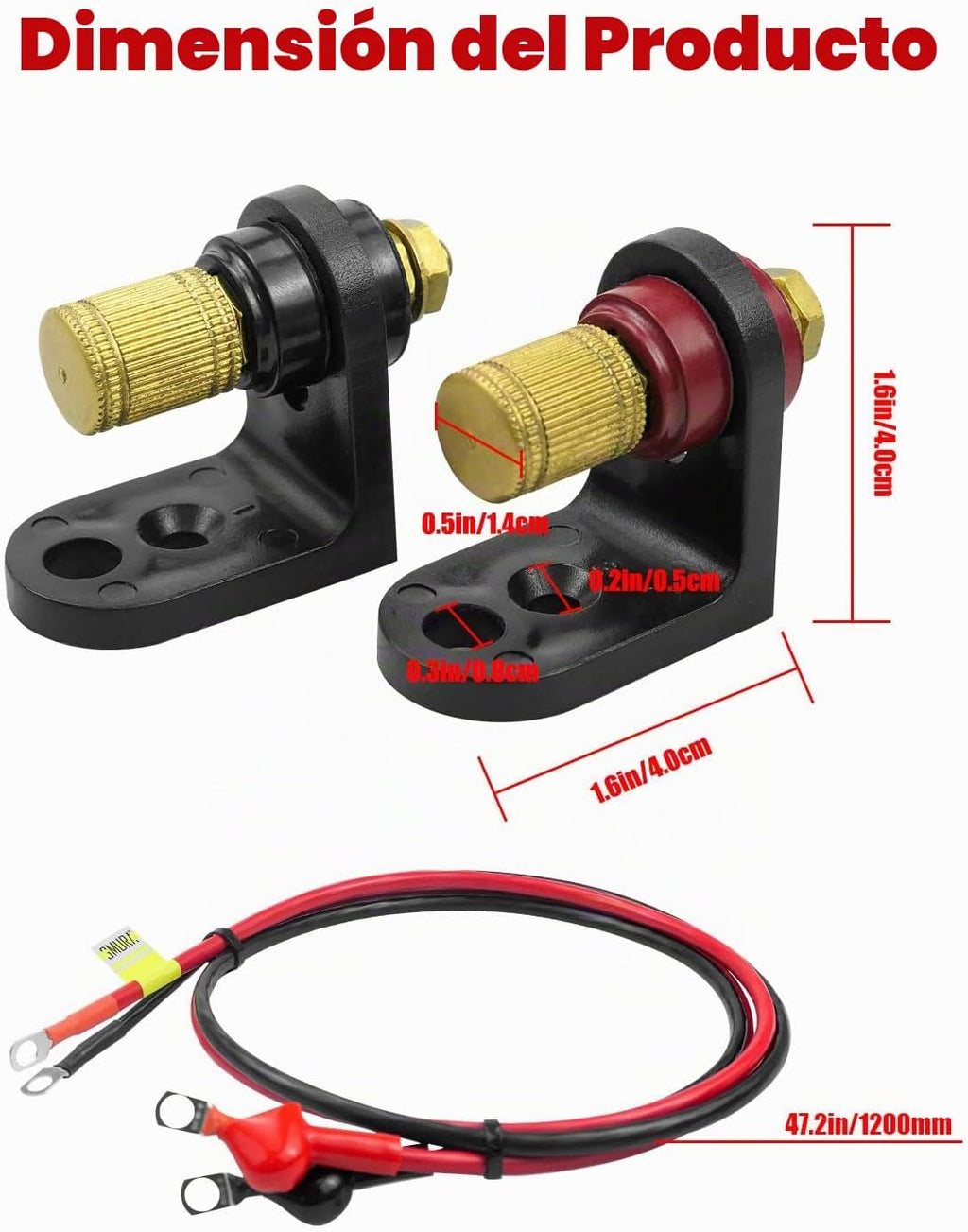Kit de poste de batería apto para Can Am X3 Polaris RZR UTV ATV | K...