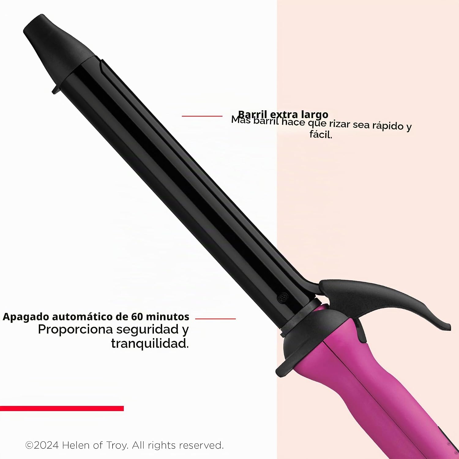 REVLON Easy Heat - Plancha rizadora de precisión de 1 pulgada | Bar...